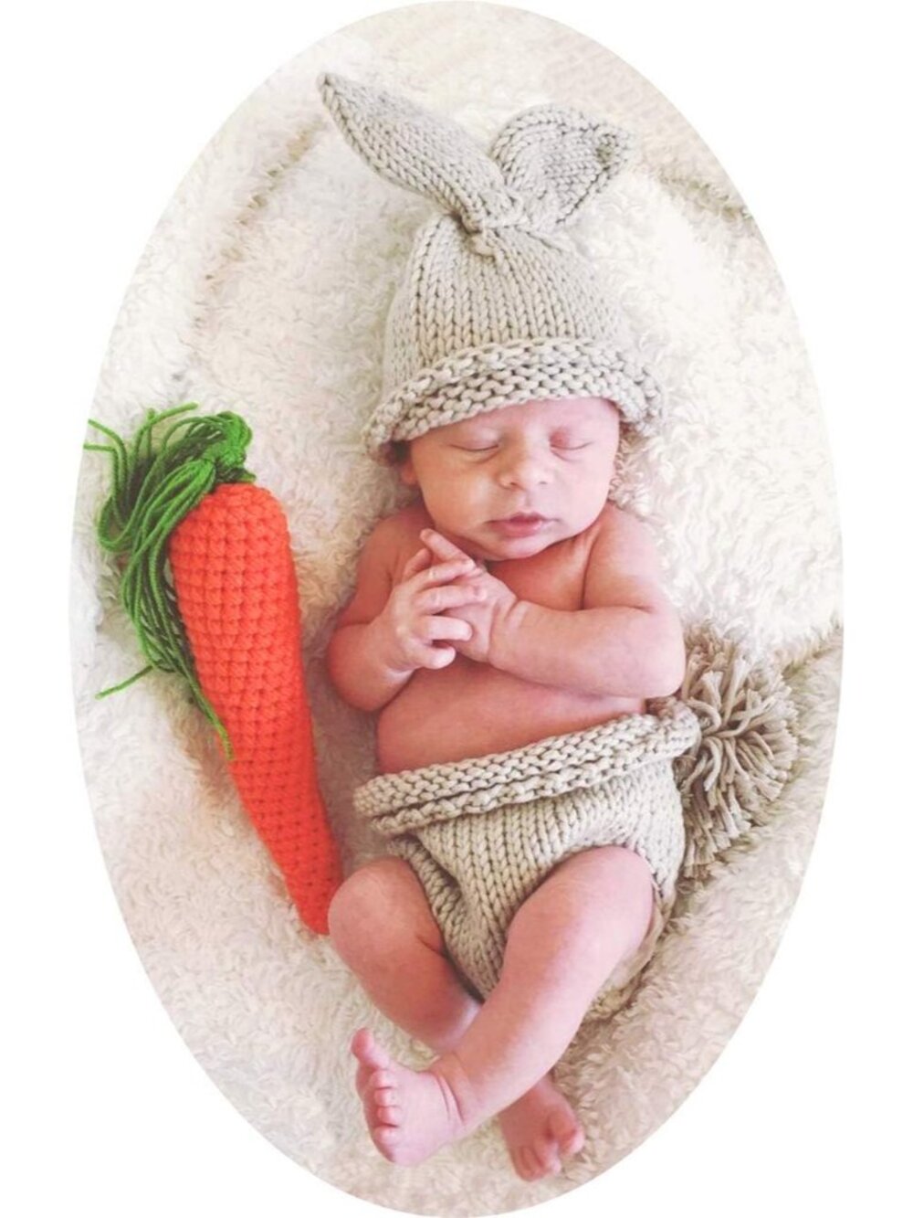 Newborn Photography Outfits Baby Crochet Knitted Photoshoot Props Animal Costume